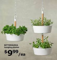 Ikea Bittergurka Hanging Planters And Pots Provide An Easy And Affordable Way To Spice Up Your Meal Click To Learn Mor Plant Pot Holders Hanging Planters Ikea
