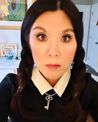 And the winners of this year's costume contest are….. Hands down the hubs  for Cousin Itt and my dear friend and producer, Heather Grubola, for her  Magnificent Maleficent! 👏👏👏 The sad admission