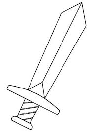 Schwert Malvorlage Und Bastelvorlage Ritter Burgen Abenteuer Bastelvorlagen Kindergeburtstag Ritter Ritter