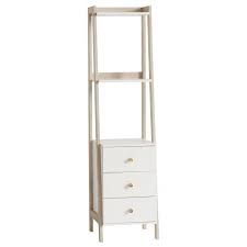 Highland Narrow Bookshelf With Storage Drawers Bookcase With Drawers Narrow Bookshelf Bookcase