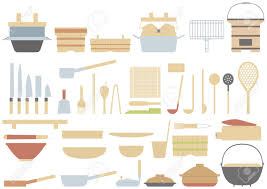 Selección de productos de la mejor calidad para la cocina saludable: Viejos Utensilios De Cocina De Moda De Los Japoneses La Cultura Tradicional De Japon Ilustraciones Vectoriales Clip Art Vectorizado Libre De Derechos Image 64846812