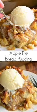 Apple Pie Bread Pudding Comforting Bread Pudding Made With Apple Pie Filling Serve It Hot And With Some Vanilla Apple Recipes Diy Food Recipes Bread Pudding