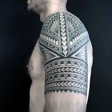 May 10, 2020 · the design wraps all the way around the arm in a straight line and can be placed anywhere along the length of the arm, including around the forearm and the wrist. 101 Tribal Arm Tattoo Ideas For Men Incl Chest And Back Outsons Men S Fashion Tips And Style Guide For 2020