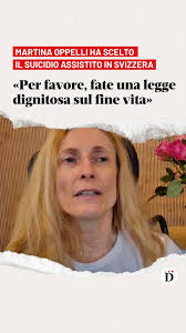 «Sono in #Svizzera e voglio morire dignitosamente qui. Ma perché dobbiamo  andare all’estero? Perché dobbiamo pagare, affrontare dei viaggi assurdi.  Io oggi ho fatto un viaggio lunghissimo. È stato ...