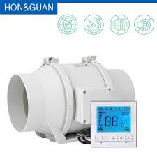 Ventilateur En Ligne Extracteur Avec Interrupteur Intelligent Minuterie De 6 Pouces 220 240v Ventilateur Pour Cuisine Et Serre Aliexpress