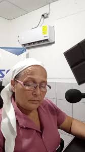 Nuestra hermana Zulma de Martínez presentando el , Bendecido programa ¡SI  TIENES FE! Gracias por su sintonía.
