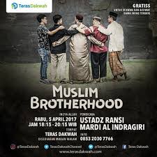 Pengajian Tema Persatuan Umat Islam Di Teras Dakwah Kaos Muslim Gaul