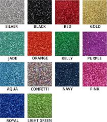 ultra sparkle glitter material color charts s s custom