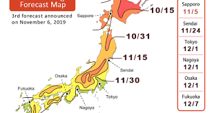 2019 japan fall colors forecast autumn foliage viewing