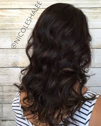 Dark Hair Caramel Highlights Bayalage Long Hair Wavy Hair Brown Hair Dark Hair With Lowlights Long Hair Styles Hair