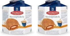Amazon.com: DAELMANS Stroopwafels, Dutch Waffles Soft Toasted, 2 ...