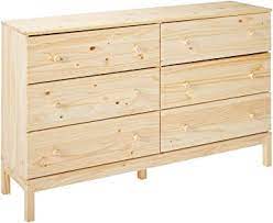 Amazon Com Ikea Tarva Tarvaikea 6 Drawer Chest Solid Wood Pine Furniture Decor