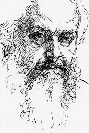 Self Portrait Portrait Of A Bearded Man Pen Drawing Although The Original Drawing Is Small About 3 X 5 Inches Never Ink Pen Drawings Pen Drawing Ink Art