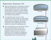 Image result for what are some facts on wastewater treatment process