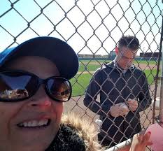 Bobbie Dernier, Bill Matlock & Pete Lacock at Sloan Park