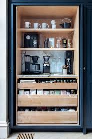 As you can see here, you also can use the corner of your kitchen to building your coffee station. 5 Kitchen Coffee Station Ideas To Optimize Your Caffeine Routine