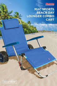 Mac Sports Beach Day Lounger Combo Cart Beach Day Lounger Beach