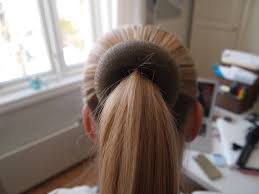 This is just like this hairstyle, with only 1/2 of the hair. How To Make A Classical Ballet Bun Medium To Long Hair The Beauty Of Ballet
