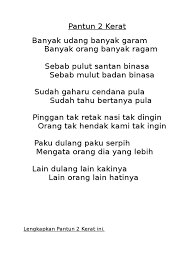 Nabi shallallahu 'alaihi wa sallam sendiri selalu meminta lalu nabi shallallahu 'alaihi wa sallam mengatakan, (yang paling mulia adalah) yusuf, nabi allah. Pantun 2 Kerat
