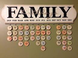 Make Your Own Hanging Birthday Calendar Diy Projects For Everyone Family Birthday Calendar Family Birthdays Birthday Calendar