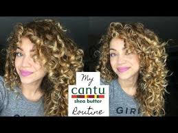 Cantu One Brand Curly Hair Routine Transitioning Damaged Hair Youtube Cantu Routine Cantu Hair Products Hair Routines