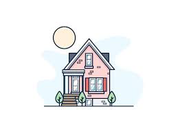 Pink House House Illustration Illustration Design Graphic Design Tutorials
