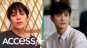 From 1990's ghost to the joneses (currently in theaters), demi moore has worn a variety of hairstyles. Tallulah Willis Is The Spitting Image Of Mom Demi Moore S Ghost Character With New Pixie Haircut Youtube