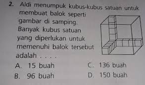 We did not find results for: Aldi Menumpuk Kubus Kubus Satuan Membuat Balok Seperti Gambar Disamping Banyak Kubus Satuan Yang Brainly Co Id