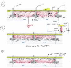 Houses built on a slab lack crawl spaces or rather, they don't have space under the floor. Concrete Foundation Beams For Connecting Individual Foundations Structural Engineering General Discussion Eng Tips