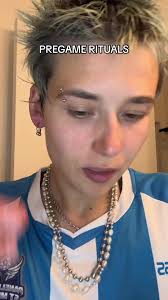 Being a queer soccer player … 😅 1 down … 16 to go ⏱️#pregamerituals  #piercing #gayring #soccer #lgbtqia #queer