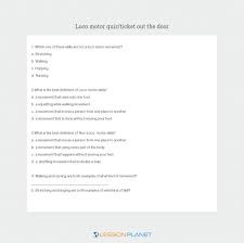 Locomotor Skills Lesson Plans Worksheets Reviewed By Teachers