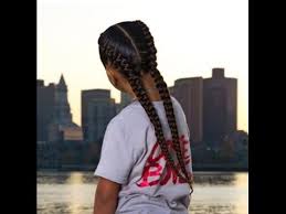 Cornrows are a fun and practical way to wear natural hair. Braids Two Cornrows Youtube