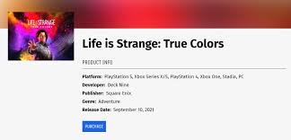 Stranger of paradise will come from team. Life Is Strange True Colours Coming To Stadia September 10th Stadia