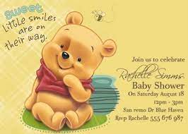 Winnie The Pooh Baby Shower Invitations Baby Shower For Parents Baby Shower Invitations For Boys Baby Shower Invitations Baby Bear Baby Shower