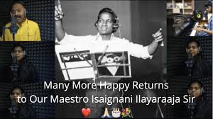 Another year has passed, and here comes another 7. Maestro Isaignani Ilayaraaja Birthday Wishing Song Varshan And Family Youtube