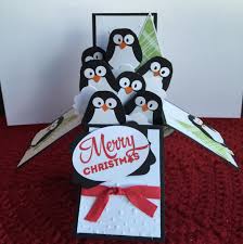 Merry christmas everyone :) hope you have a fun filled one with a lot of candy and good music. Penguin Box Christmas Card Made From The Stampin Up Owl Punch Stampingwithreneetorres
