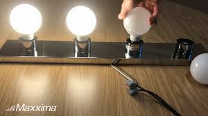 Maxximastyle 4 Bulb Bathroom Vanity Light Fixture Chrome Finish 2 Ft Light Strip Youtube