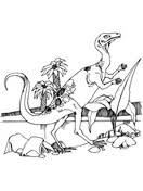 coelophysis bauri dinosaur coloring page free printable pages coloriage solo a star wars story