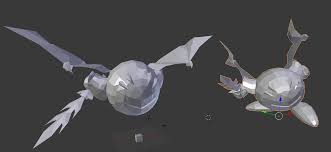 Circular Characters Could Also Work These Models Of Meta Knight Are Somewhat Simplistic Minus The Wings Meta Knight Character Modeling Character Design