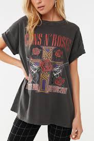 Axl rose is an american musician, singer, songwriter and record producer. Shop Guns N Roses Graphic Tour Tee For Women From Latest Collection At Forever 21 457255