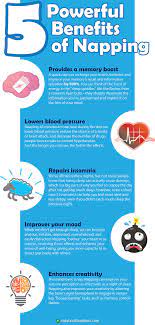 Easy Health Options 5 Powerful Benefits Of Napping Infographic Nap Benefits Power Nap Benefits Health Options