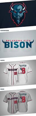 Okc Bison Mlb Expansion Team Concept By Ryan Lane Baseball Teams Logo Sports Logo Identity Design Logo