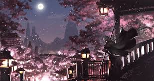 We have an extensive collection of amazing background images carefully chosen by our. Night City Of Sakura Wallpaper Engine Anime Anime Background Night City Anime Wallpaper