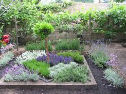 Gardener plants colorful herbs with protective gloves in garden soil. How To Make An Herbal Knot Garden Herb Garden Design Garden Layout Vertical Herb Garden