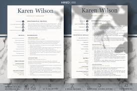 When writing your resume for a project management position, you may take help from the example below. Project Manager Resume Template One Two Three Page Resume Bonus By Hiredds Thehungryjpeg Com