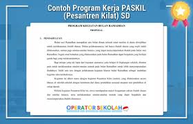 Bagi anda para pengajar / guru sd/mi yang mau mengadakan kegiatan pesantren kilat tentunya. Contoh Kegiatan Kerja Paskil Pesantren Kilat Sd Contoh Soal Dan Materi Pelajaran 10