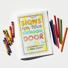 Download Signs For Your Bedroom Door Coloring Book Shortt Editions