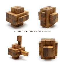 Very Challenging Burr Puzzle Comprised Of 13 Non Identical Pieces Making Up 9 Different Shapes As A Wooden Puzzles Wooden Puzzles Games Wooden Christmas Trees