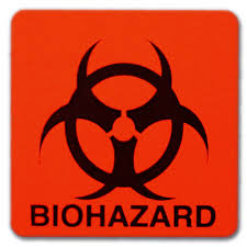 Keep the lid screwed on the container to prevent spills. Biohazard Labels