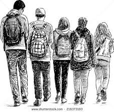 School Students Human Figure Sketches Drawings Of Friends Figure Sketching